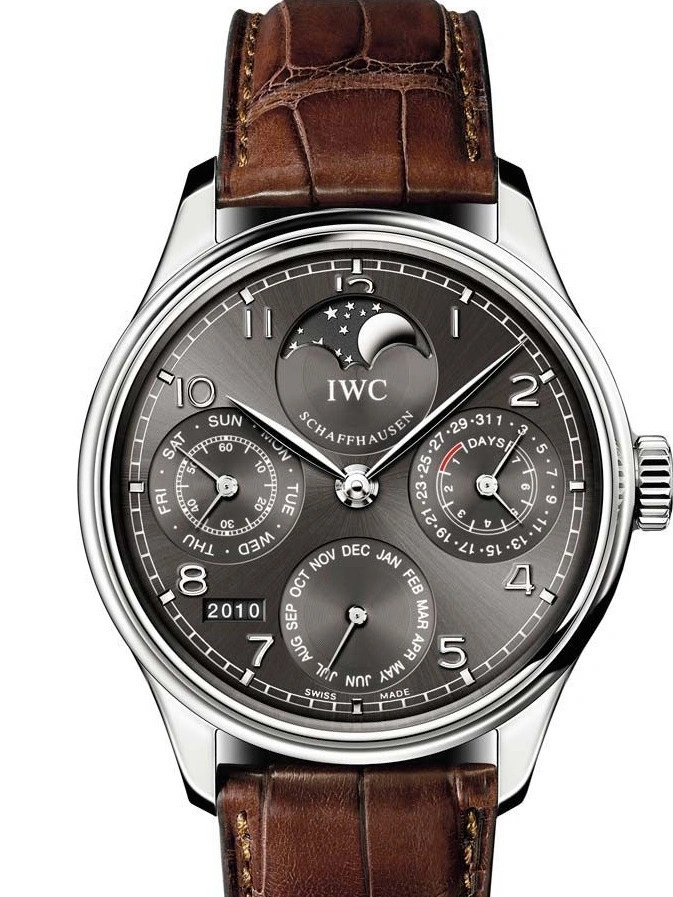MIROTIME 1028 AAA Replica IWC Portugieser Perpetual Calendar Perpetual Moonphase Mens Watch IW502307